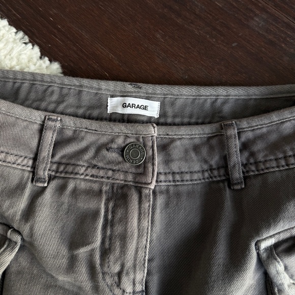 Garage Dark Grey Cargo Mini Skort - Picture 4 of 5